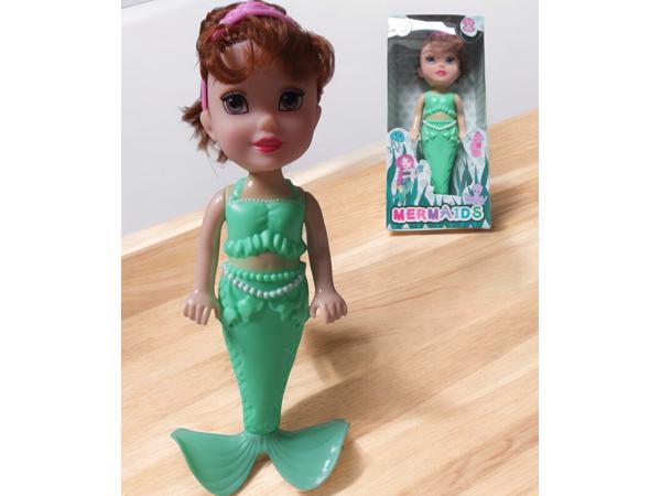 Mermaid zeemeermin pop groen 18cm