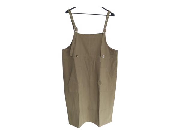 Cashual jurk khaki groen one size