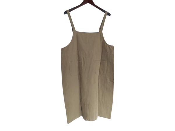 Cashual jurk khaki groen one size