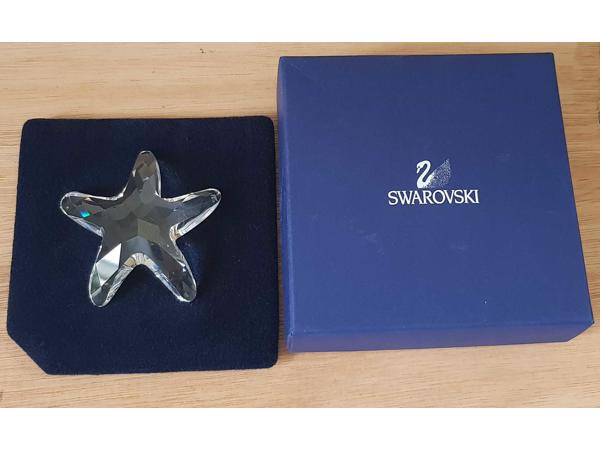 Swarovski Zeester met doos  en certificaat