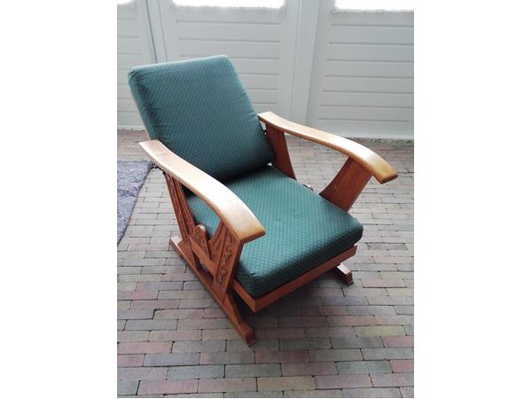 Vintage jaren '50 rokerstoel