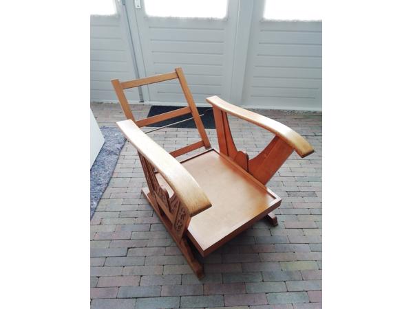 Vintage jaren '50 rokerstoel