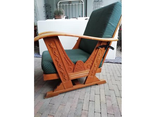 Vintage jaren '50 rokerstoel