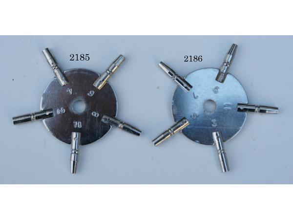 Kruksleutel voor staande klok of Comtoise klok.