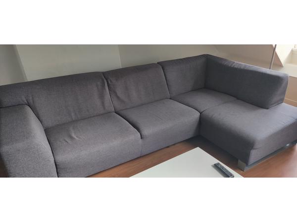 Hoekbank grijs