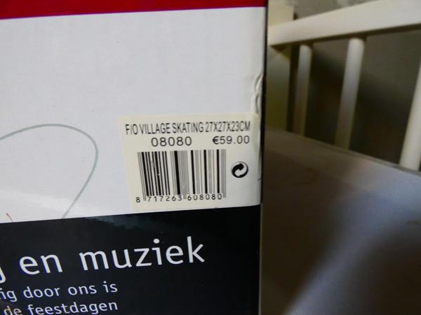 KERST decoratie met verlichting en muziek(intratuin