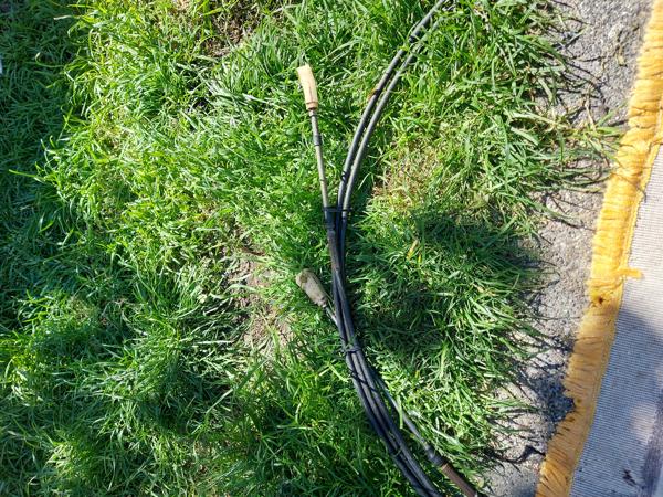 Afstandbediening met schakelkabels rond 3 m lang