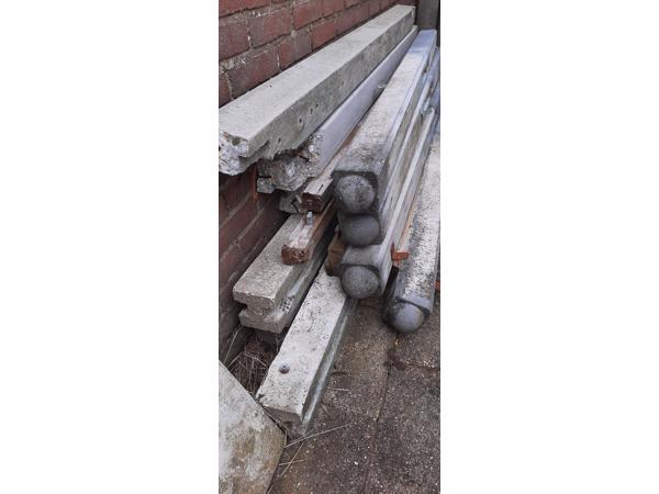Betonpalen tuinpalen schuttingpalen