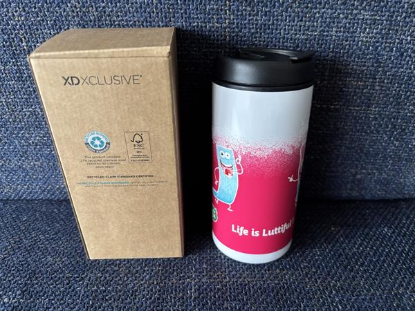 Lutti beker ( xd xclusive metro rvs ) nieuw