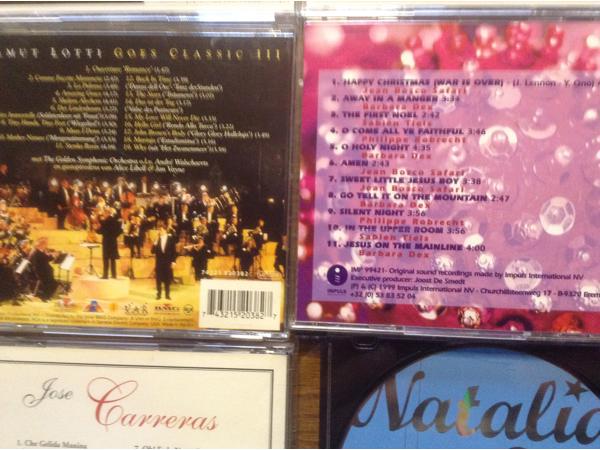 Cd&#x27;s muziek v. bekende zangers i.h.nederlands ,eng.,fr.TOP