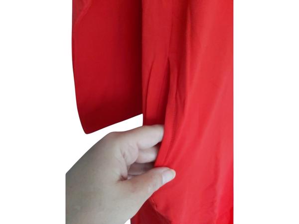 Sweat jurk motorcycle strass steentjes rood XL/XXL