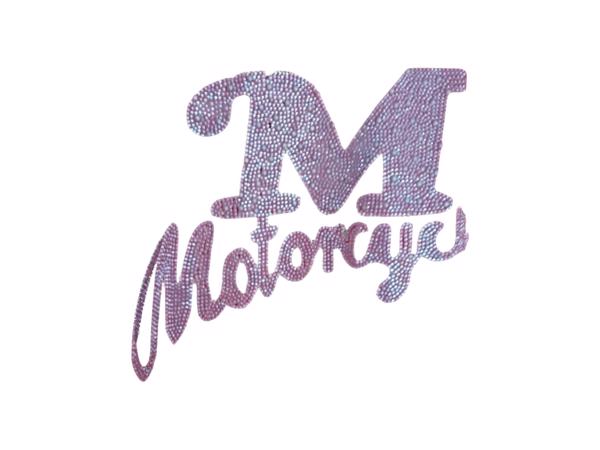 Sweat jurk motorcycle strass steentjes rood XL/XXL