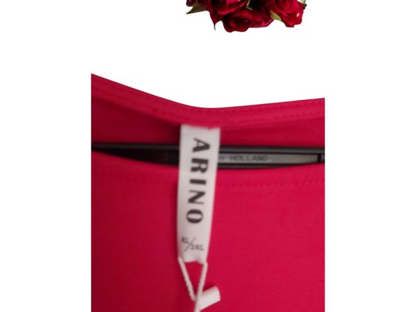 Sweat jurk motorcycle strass steentjes rood XL/XXL