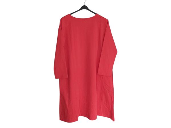 Sweat jurk motorcycle strass steentjes rood XL/XXL