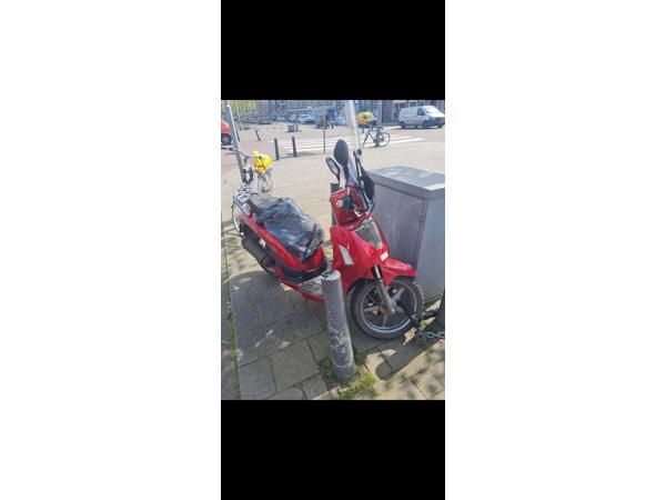 Kymco people.s blauw kenteken