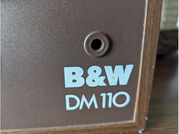 B&amp;W DM110 boxen in goede staat