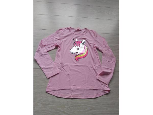 Seagull longsleeve t-shirt rose Unicorn 170/176
