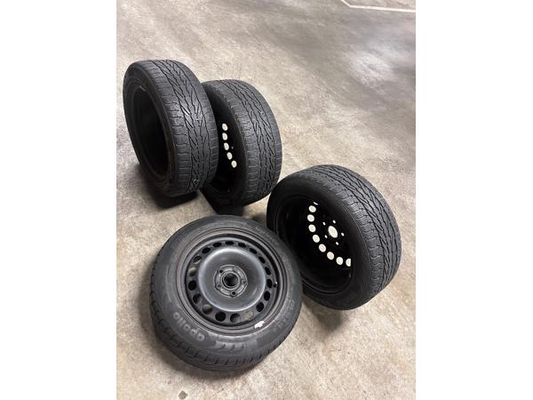 winterbanden (4) op stalen velg