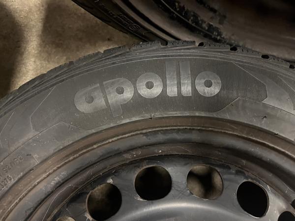 winterbanden (4) op stalen velg