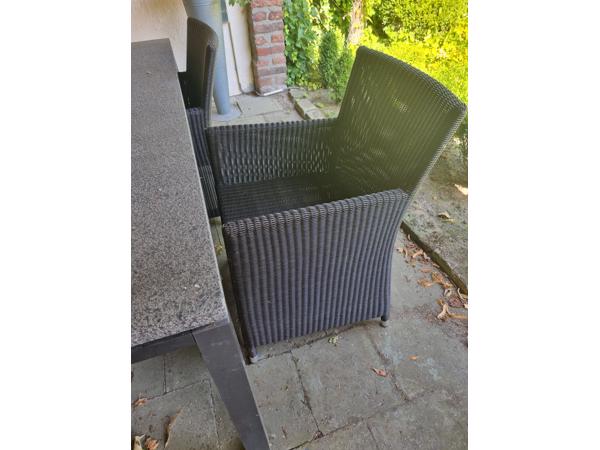 Tuintafel met 4 stoelen