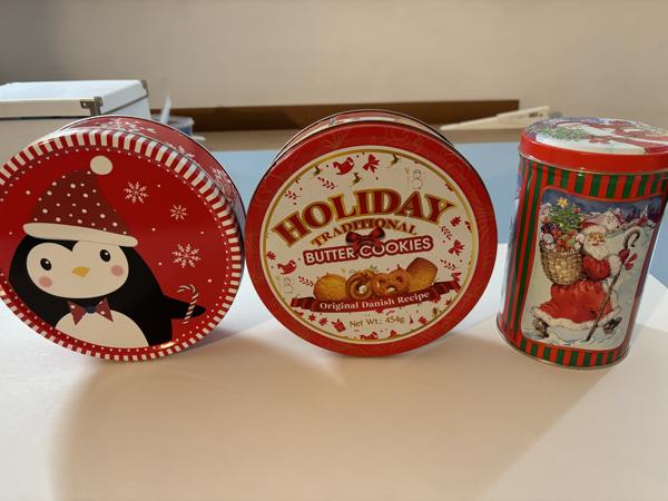 Kerstblik 13,5 cm doorsnee trommel beer kerst beertje trui