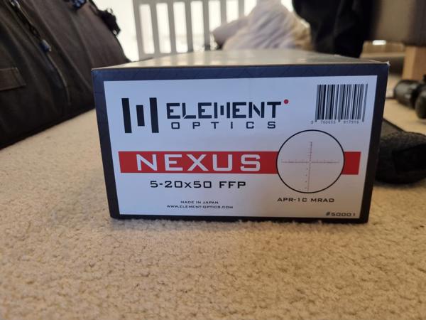 Element Optics Nexus 5-20x50 FFP