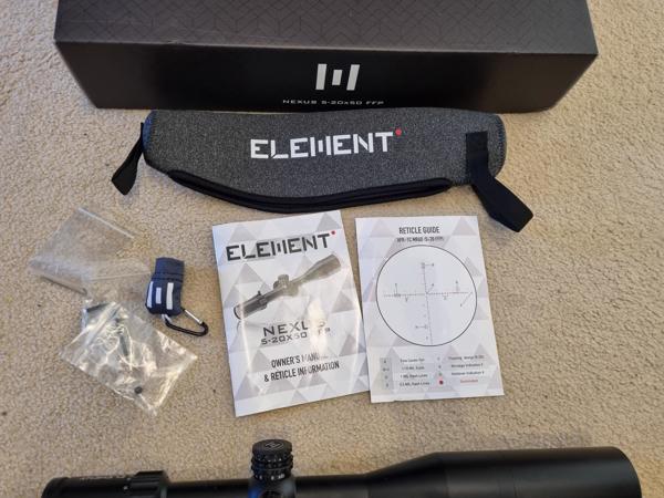 Element Optics Nexus 5-20x50 FFP