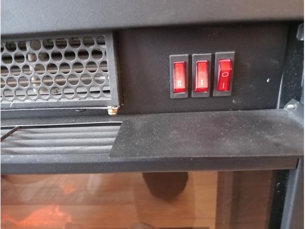 Electrische haard met ombouw