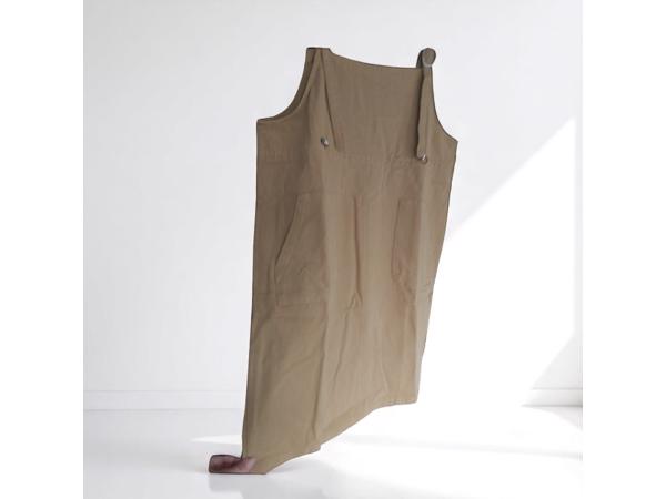 Cashual jurk beige one size