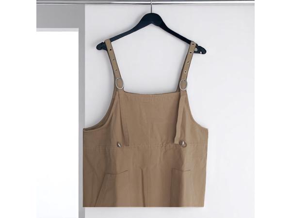 Cashual jurk beige one size