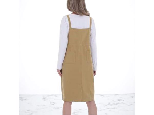 Cashual jurk beige one size
