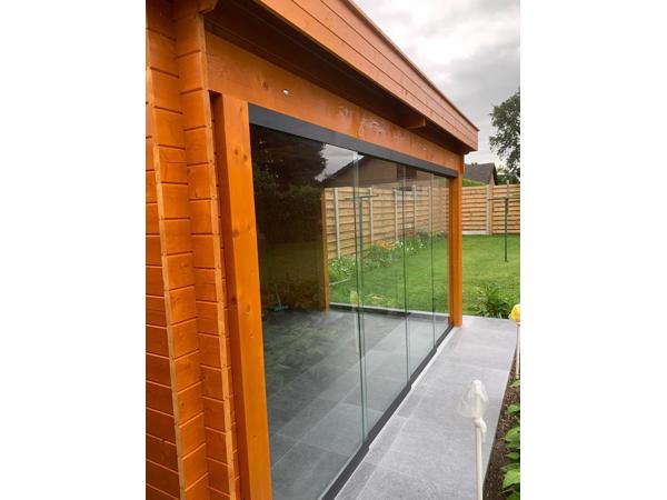 NIEUW Modern houten Blokhut G4434