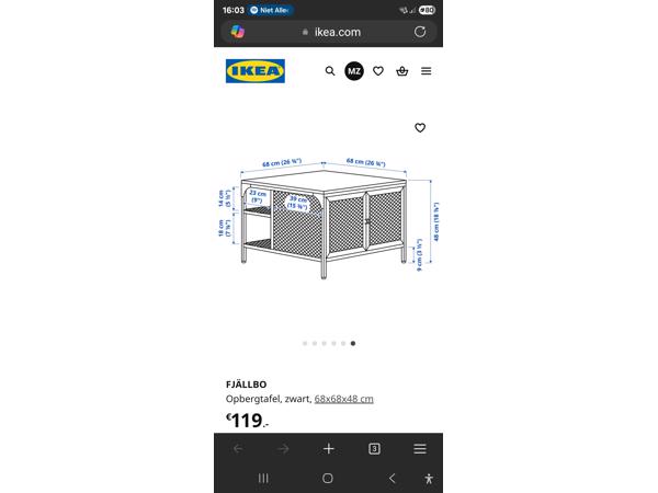 IKEA salontafel zo goed als nieuw