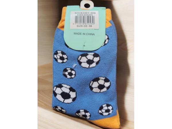 Sokken - print - design - maat 33-38 – voetbal – multicolor