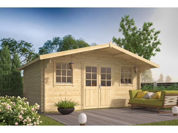 Blokhut - Tuinhuis Pavel | 44 mm | vuren onbehandeld