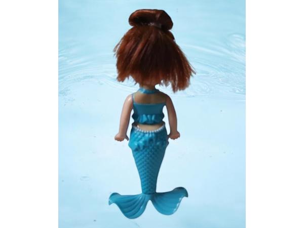 Mermaid zeemeermin pop blauw 18cm