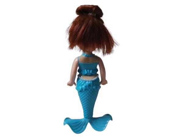 Mermaid zeemeermin pop blauw 18cm