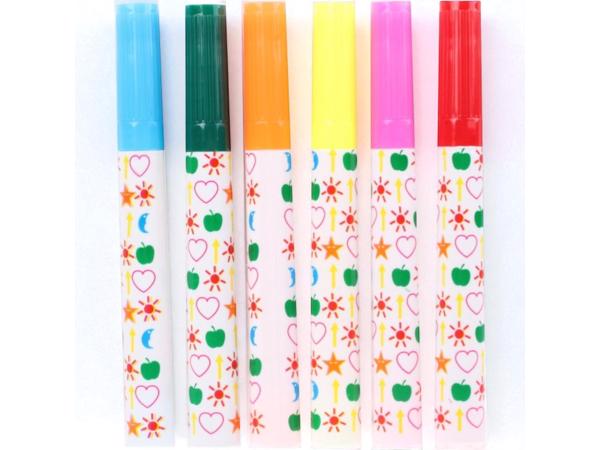 Stempel stiften set 13 Cm 6 Stuks