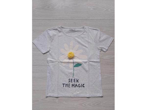 Glo-Story t-shirt seek the magic grijs 152