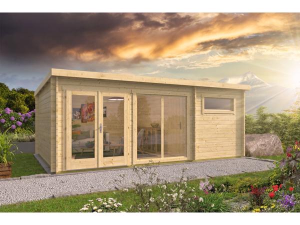 Blokhut - Tuinhuis Flow 2.0 | 40 mm | vuren onbehandeld