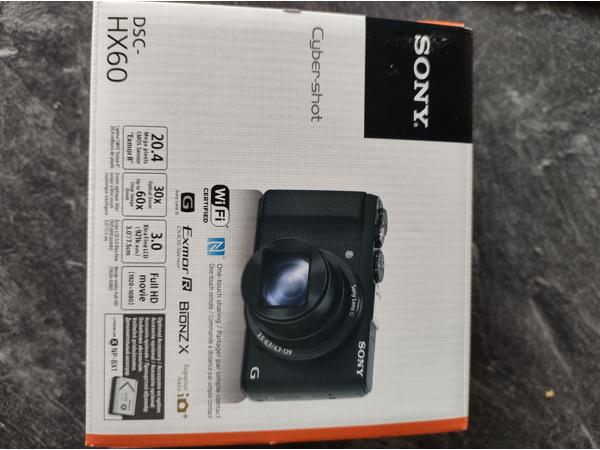 Sony camera DSC HX60 met veel accessoires in doos