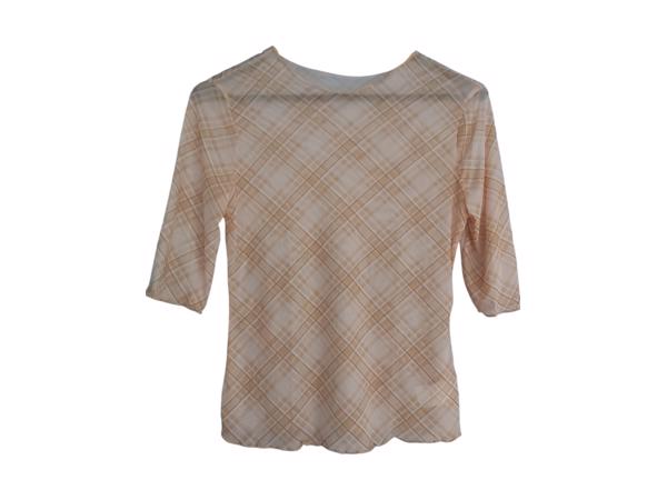 Doorschijnende top beige M