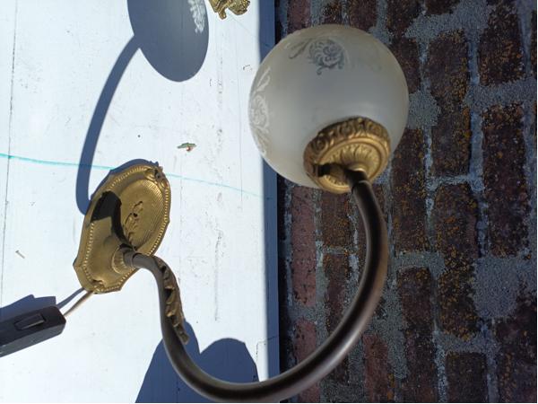 Wandlamp messing te koop