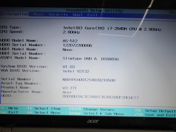 cer apire v3 771    i7