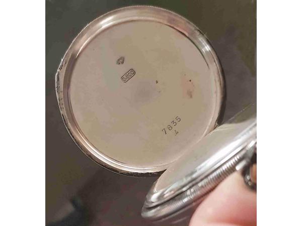 Zilveren ZentRa zakhorloge, met ketting niet werkend