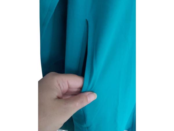 Sweat jurk motorcycle turquoise XL/XXL