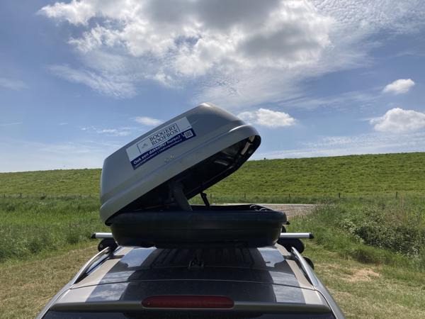 Dakkoffer 430 liter te huur