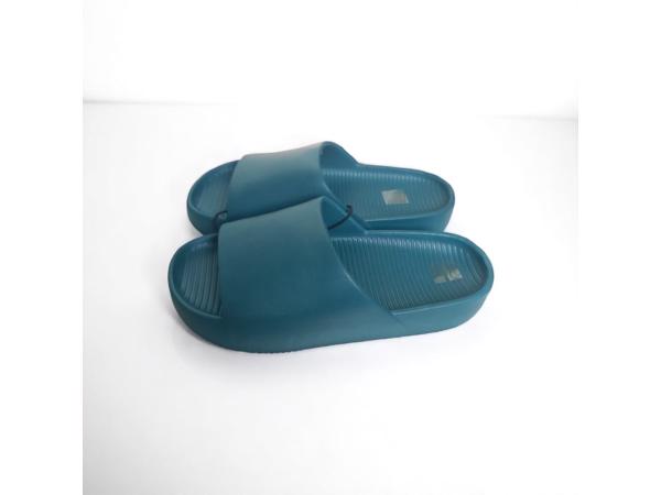 Heren slippers effen groen 41