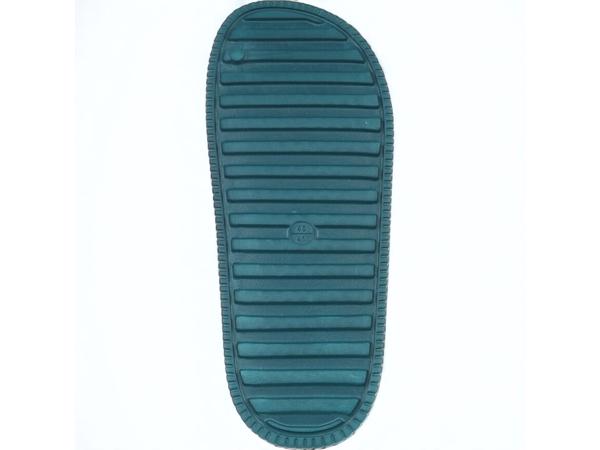 Heren slippers effen groen 41