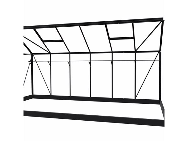 NIEUW TUINKAS Mary IV zwart VG 3mm